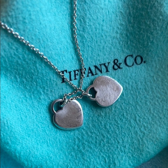Tiffany & Co. Silver Heart Necklace - Turquoise - Picture 3 of 4
